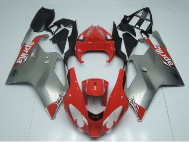 Aprilia RSV1000 Motorrad Verkleidung 2003-2006 - Rot Grau Schwarz
