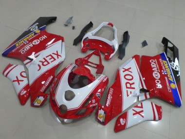 Ducati 999 Motorrad Verkleidung 2003-2004 - Weiss Rot Blau Glanzendes Schwarz Xerox OEM Stil