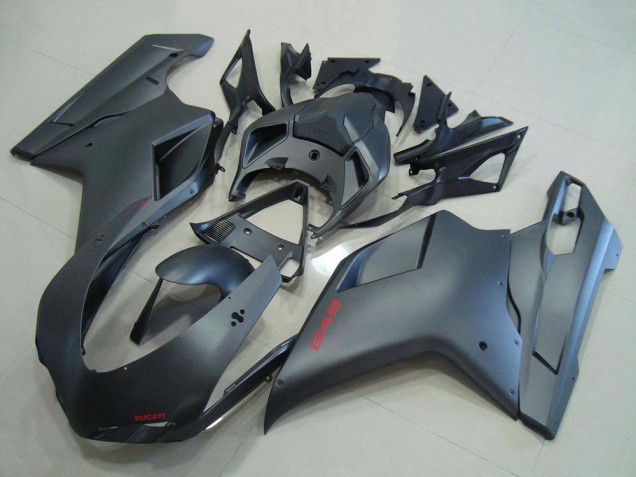 Ducati 848 Motorrad Verkleidung 2007-2014 - Matt Schwarz