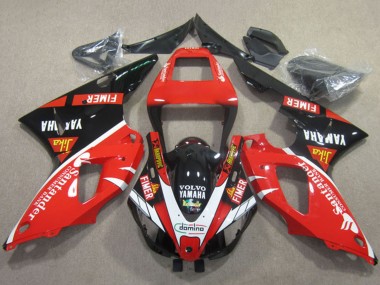Yamaha YZF R1 Motorrad Verkleidung 1998-1999 - Rot Weiss Schwarz Santunder