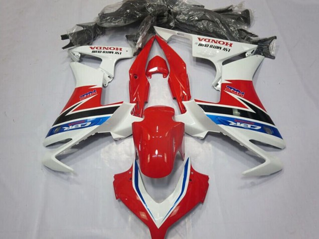 Honda CBR500R Motorrad Verkleidung 2013-2015 - Weiss Rot Blau Glanzendes Schwarz HRC