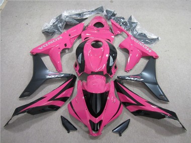 Honda CBR600RR Motorrad Verkleidung Kit 2007-2008 - Rosa Matt Schwarz
