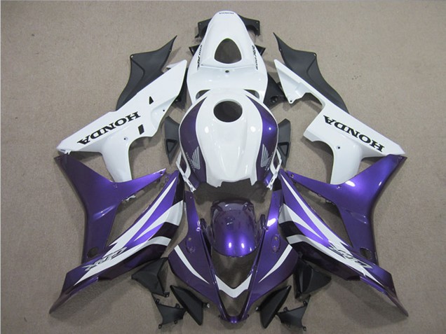 Honda CBR600RR Motorrad Verkleidung 2007-2008 - Weiss Lila