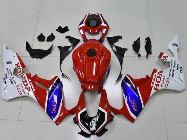 Honda CBR1000RR Motorrad Verkleidung 2017-2023 - Weiss Rot Blau Schwarz HRC