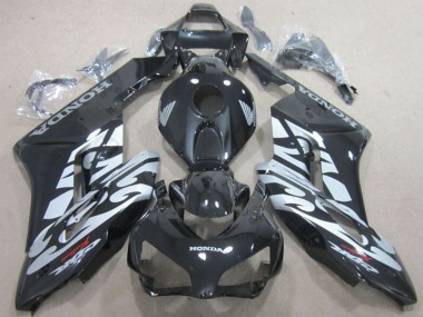 Honda CBR1000RR Motorrad Verkleidung 2004-2005 - Glanzendes Schwarz Silber