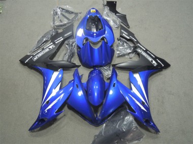 Honda CBR1000RR Motorrad Verkleidung 2004-2005 - Blau Weiss Matt Schwarz