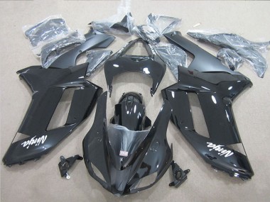Kawasaki ZX6R Motorrad Verkleidung 2007-2008 - Schwarz Ninja