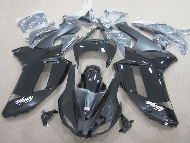 Kawasaki ZX6R Motorrad Verkleidung 2007-2008 - Schwarz Ninja