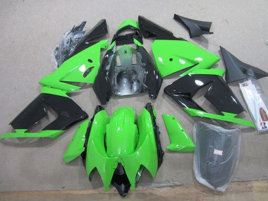 Kawasaki ZX10R Motorrad Verkleidung 2004-2005 - Schwarz Grun
