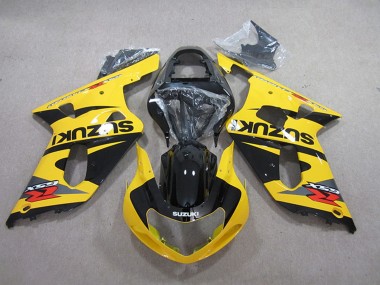 Suzuki GSXR 600 Motorrad Verkleidung 2001-2003 - Gelb Schwarz