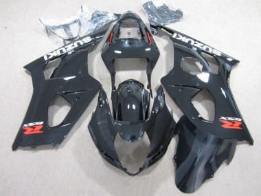 Suzuki GSXR 1000 Motorrad Verkleidung 2003-2004 - Glanzendes Schwarz