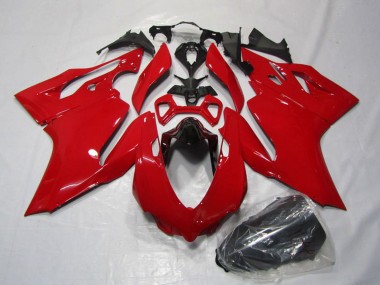 Ducati 1199 Motorrad Verkleidungen Kit 2011-2014 - Rot