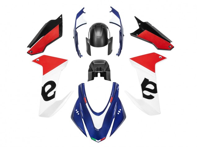 Aprilia RS660 Motorrad Verkleidung 2020-2024 - Weiss Blau Rot