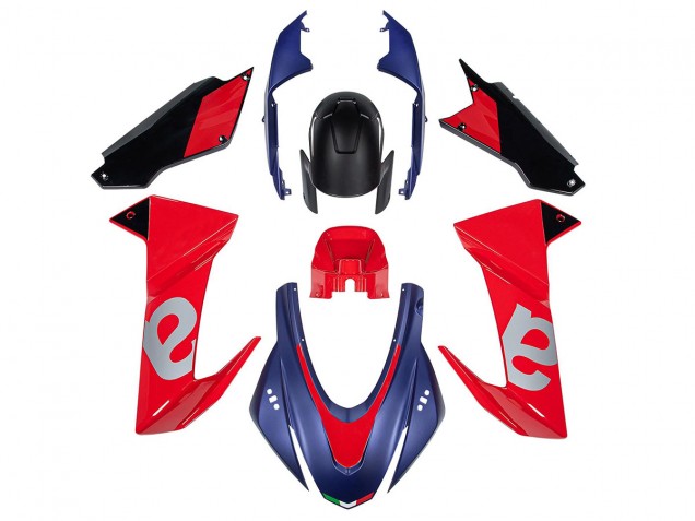 Aprilia RS660 Motorrad Verkleidung 2020-2024 - Blau Rot
