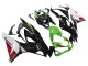 Kawasaki ZX6R Motorrad Verkleidung 2019-2022 - Grun Glanzendes Schwarz Weiss Rot