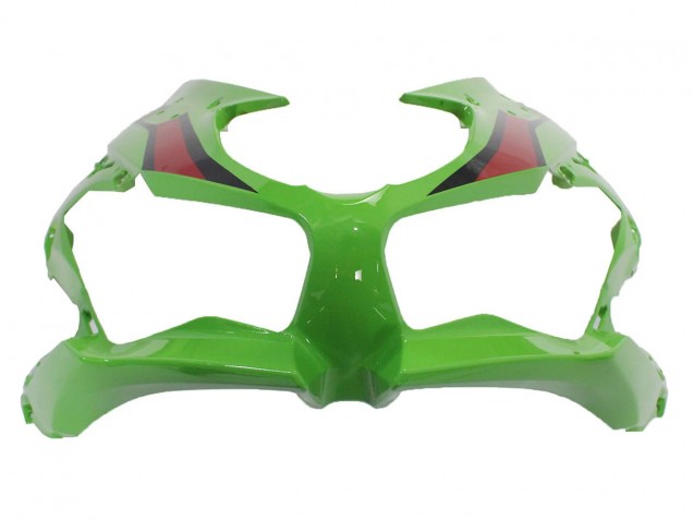 Kawasaki ZX6R Motorrad Verkleidung 2019-2022 - Grun Glanzendes Schwarz Weiss Rot