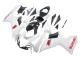 Suzuki GSXR 600/750 Motorrad Verkleidung 2011-2024 - Weiss Glanzendes Schwarz Rot Aufkleber