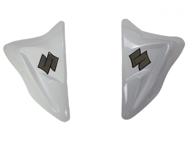 Suzuki GSXR 600/750 Motorrad Verkleidung 2011-2024 - Weiss Glanzendes Schwarz Rot Aufkleber