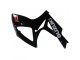 Suzuki GSXR 600/750 Motorrad Verkleidung 2006-2007 - Glanzendes Schwarz