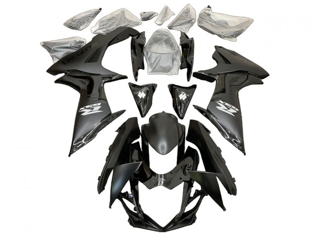 Suzuki GSXR 600/750 Motorrad Verkleidung 2011-2024 - Matt Schwarz
