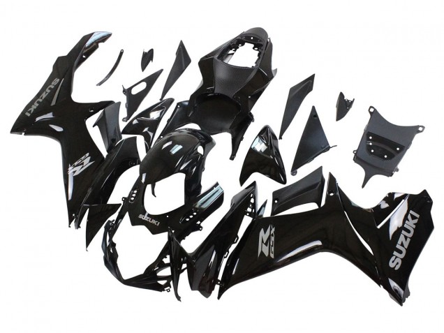 Suzuki GSXR 600/750 Motorrad Verkleidung 2011-2024 - Glanzendes Schwarz