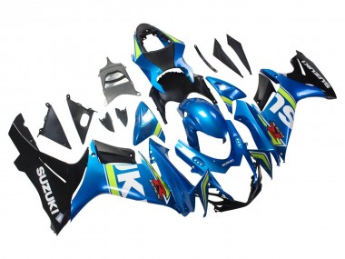 Suzuki GSXR 600/750 Motorrad Verkleidung 2011-2024 - Blau Weiss Grun Schwarz