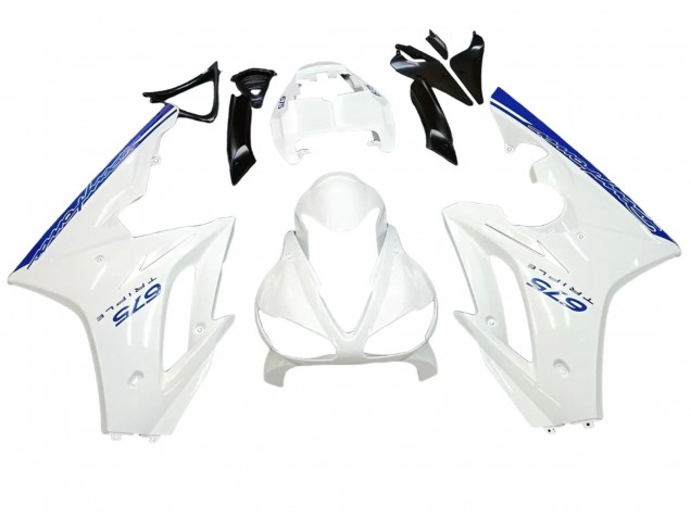Triumph Daytona 675 Motorrad Verkleidung 2006-2008 - Weiss Blau