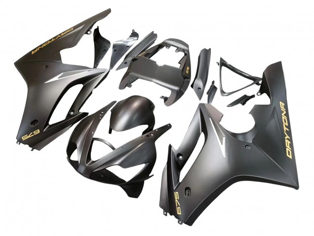 Triumph Daytona 675 Motorrad Verkleidung 2006-2008 - Matt Schwarz