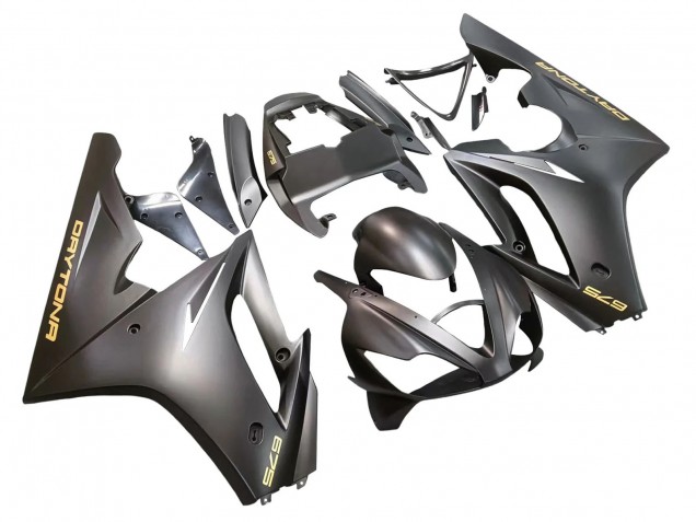 Triumph Daytona 675 Motorrad Verkleidung 2006-2008 - Matt Schwarz