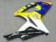 Suzuki GSXR 600/750 Motorrad Verkleidung 2006-2007 - Weiss Blau Gelb Corona Alstare