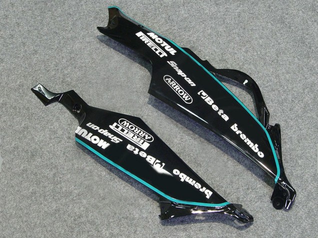 Suzuki GSXR 600/750 Motorrad Verkleidung 2006-2007 - Weiss Blau Gelb Corona Alstare