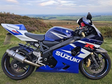 Suzuki GSXR 600 Motorrad Verkleidung 2004-2005 - Blau Weiss Rot