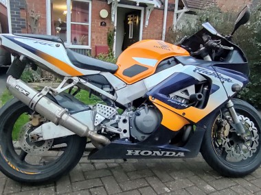 Honda CBR900RR 929RR Motorrad Verkleidung 2000-2001 - Silber Orange Blau