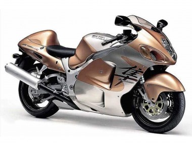 Suzuki GSXR 1300 Hayabusa Motorrad Verkleidung 1996-2007 - HellBraun Silber