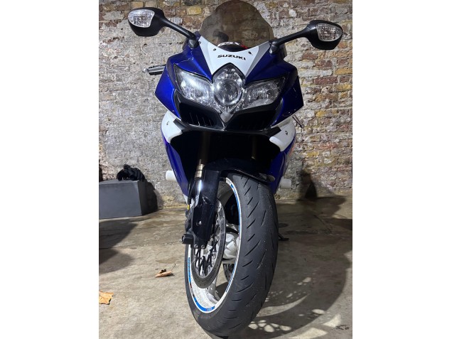 Suzuki GSXR 600/750 Motorrad Verkleidung 2008-2010 - Weiss Blau Rot