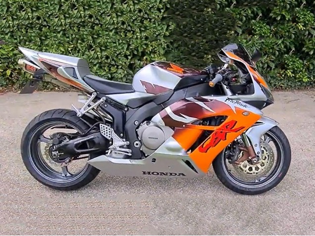 Honda CBR1000RR Motorrad Verkleidung 2006-2007 - Silber Orange